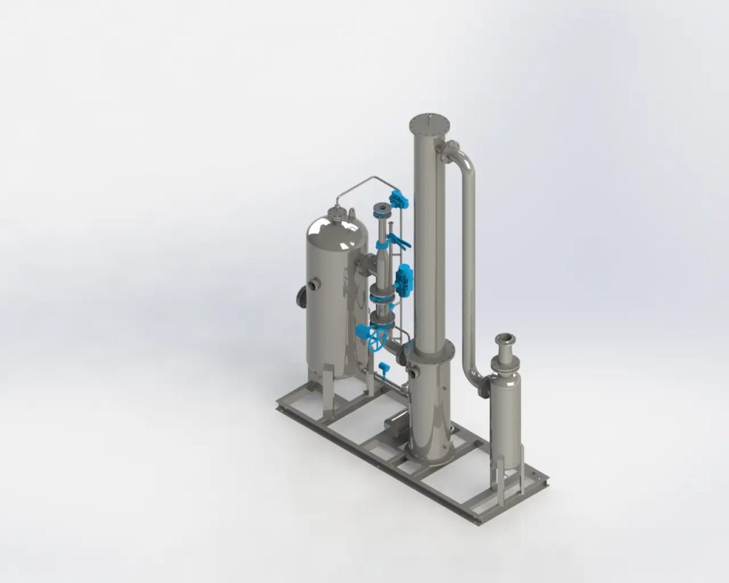 Defoamers, air bladders, scrubber towers, circulating water pumps